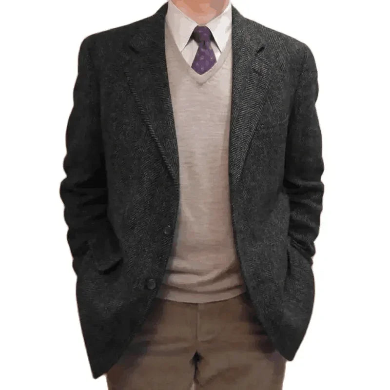 NoEnName_Null Men's Cotton Blazer