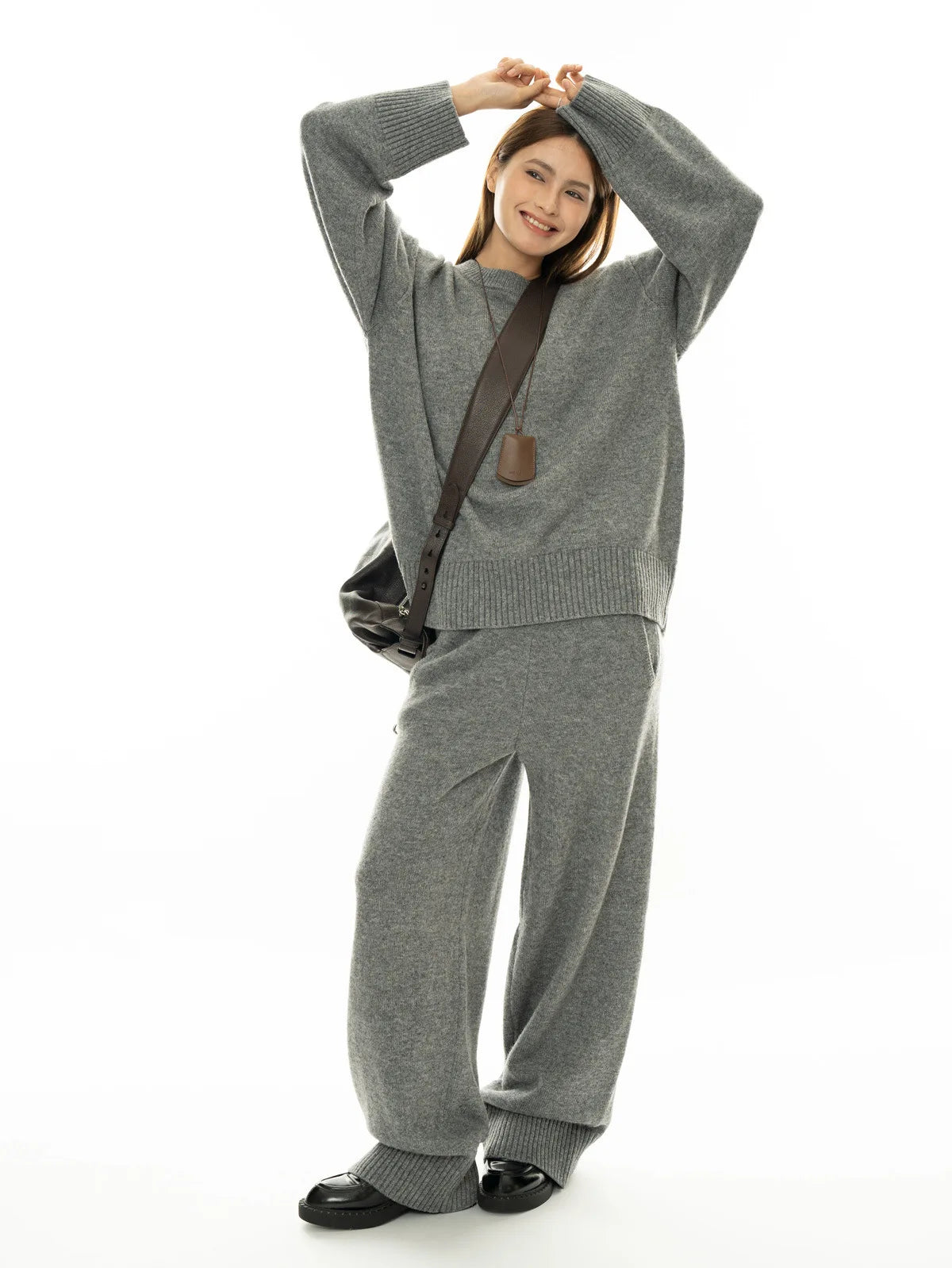 NoEnName_Null Women's Winter Splice Plush Scarf – Stylish &amp; Cozy Casual Accessory