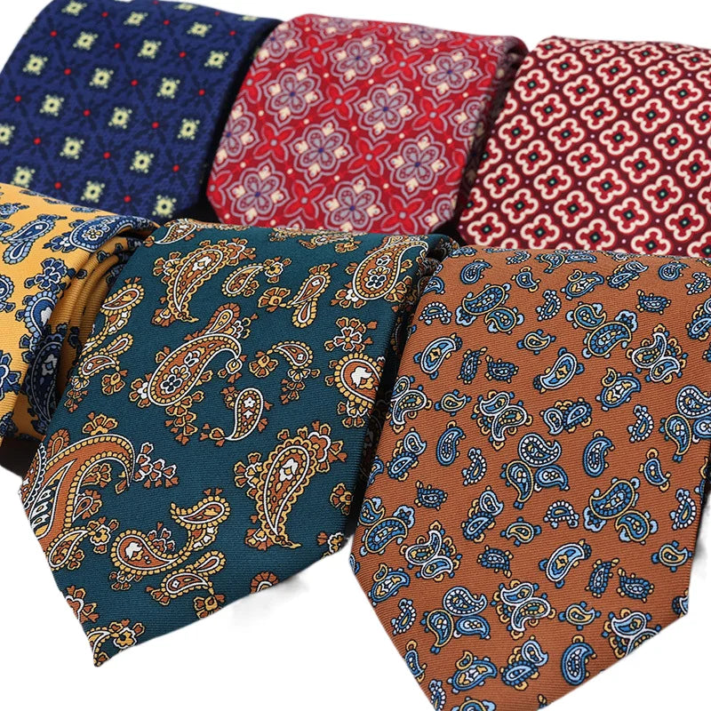 IANTHE Paisley Silk Neck Tie