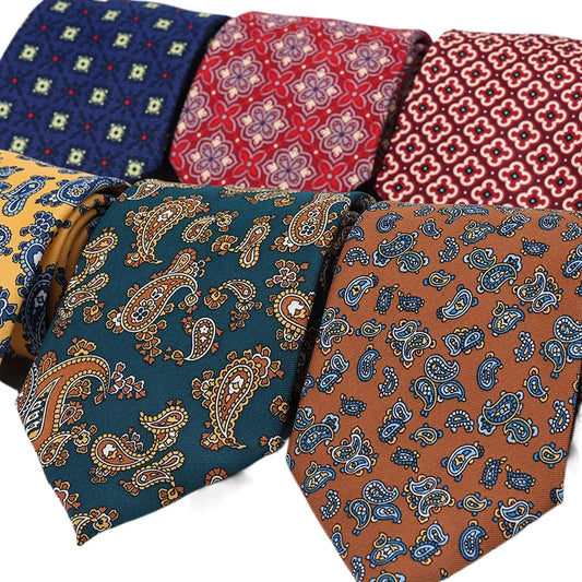 IANTHE Paisley Silk Neck Tie