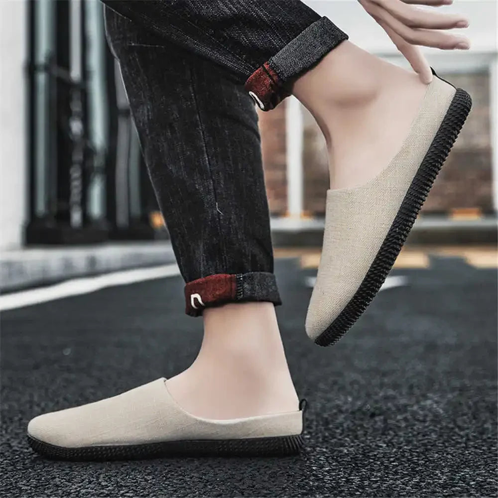 Canvass Laceless Designer Luxury Shoes Men Casual Outdoor Men's  Sneakers