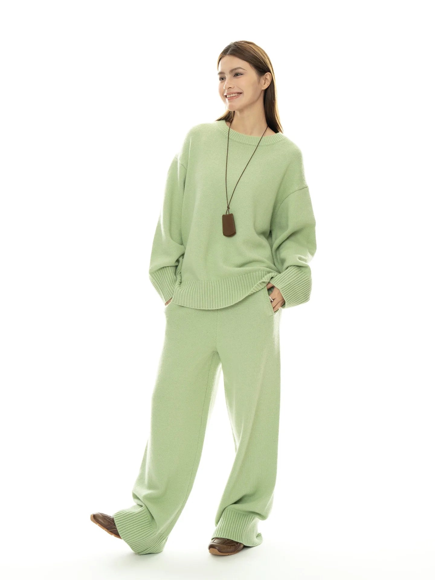 NoEnName_Null Women's Winter Splice Plush Scarf – Stylish &amp; Cozy Casual Accessory