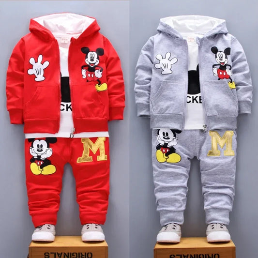 Disney Unisex Baby and Toddler Mickey Mouse Clothing Set – Perfect for Autumn &amp; Spring (Ages 0-6Y)
