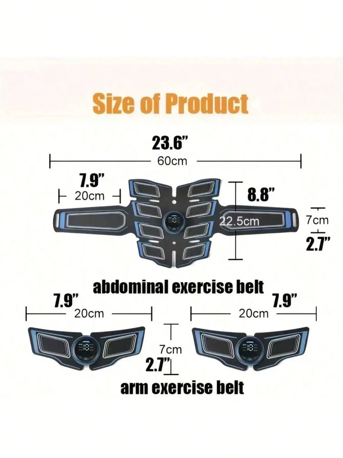 Rechargeable Abdominal Muscle Trainer, Muscle Strengthening Equipment/Ultimate Home Exercise Essential For Both Men And Women