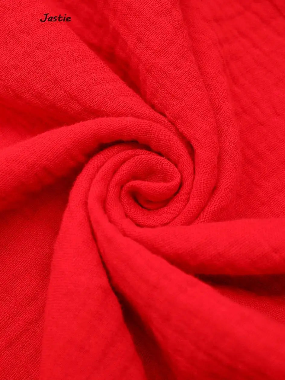 JASTIE Women's Casual A-Line Sleeveless Jersey Dress – Mid-Calf Length, Spring/Summer Style