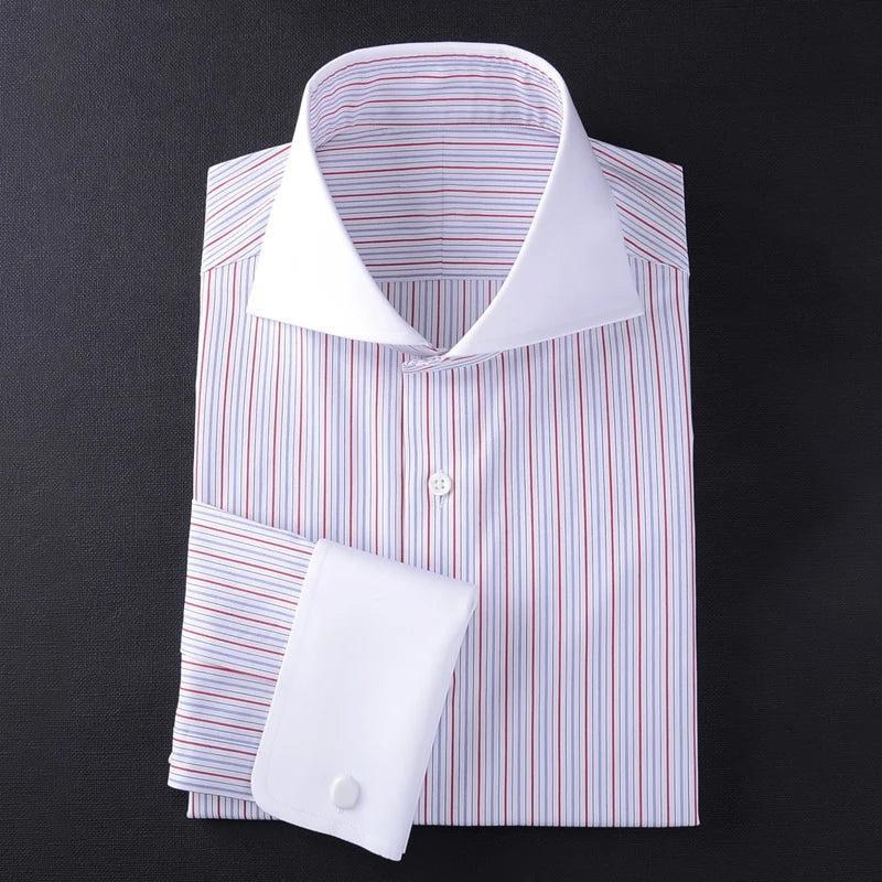 Men's Striped Formal Cotton Shirt