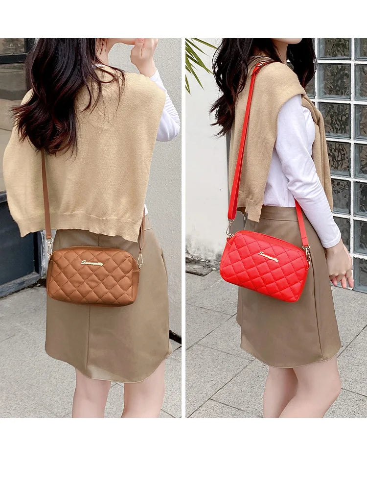 New Arrival Women's Small Crossbody Bag PU Leather Messenger Bag