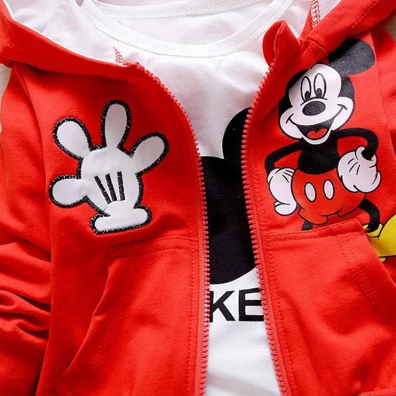 Disney Unisex Baby and Toddler Mickey Mouse Clothing Set – Perfect for Autumn &amp; Spring (Ages 0-6Y)