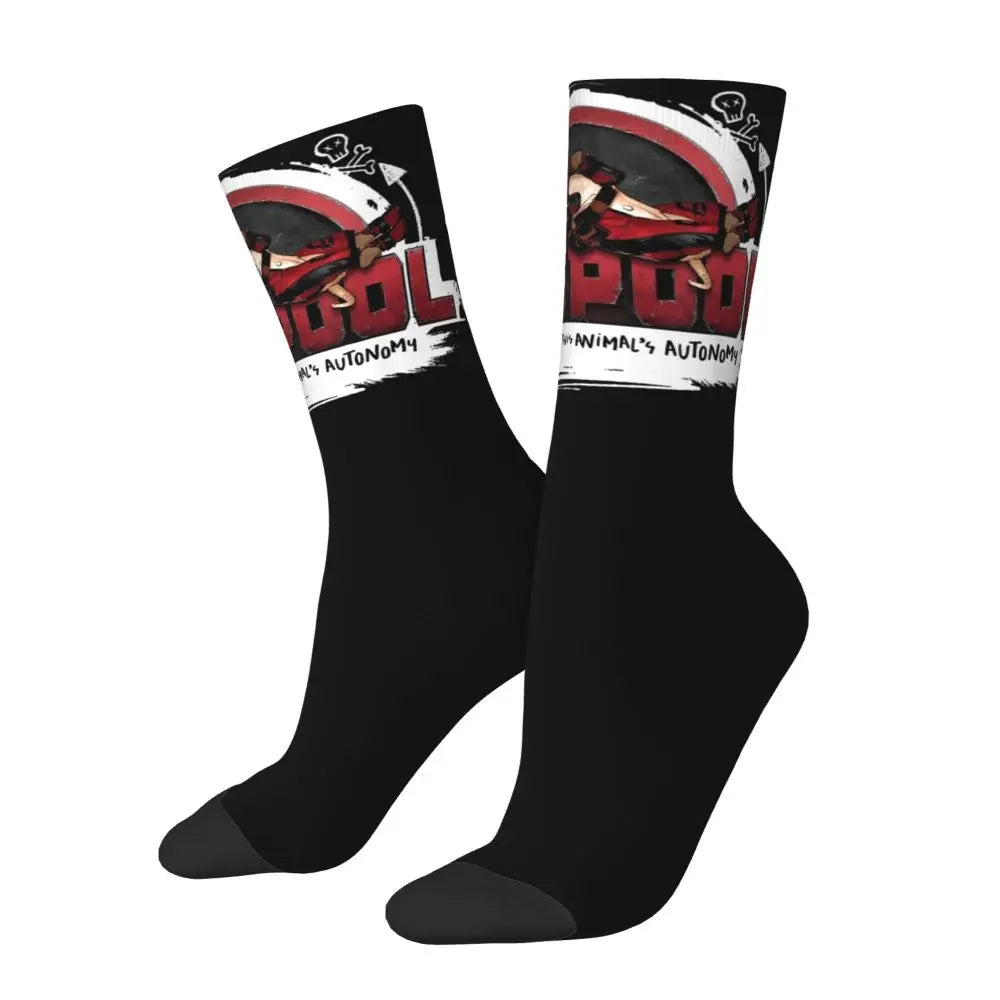 MINISO Deadpool Cosplay Socks - Unisex Movie &amp; TV Accessories