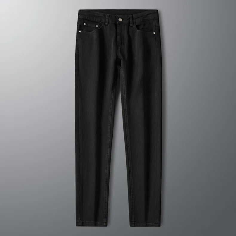 Denim jeans Pants Slim Fit Retro Stretch 2023 Winter Autumn Trousers Moto Biker Jeans High Quality