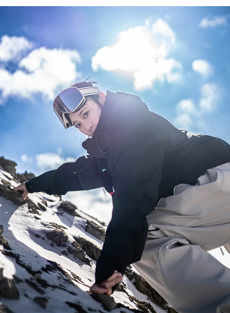 Gsou Snow Waterproof and Warm Adult Ski Jacket - High Breathability, -30°C Protection, Available in Multiple Sizes