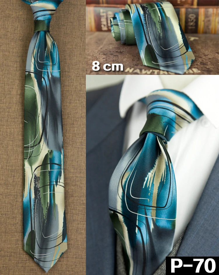 NoEnName_Null Silk Animal Pattern Neck Tie