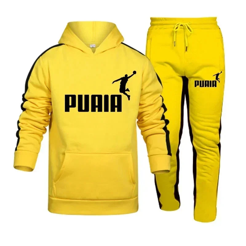 Men Sets Tracksuit Sweatshirts and Sweatpants Two Piece Set Jogging Sportwear Suits