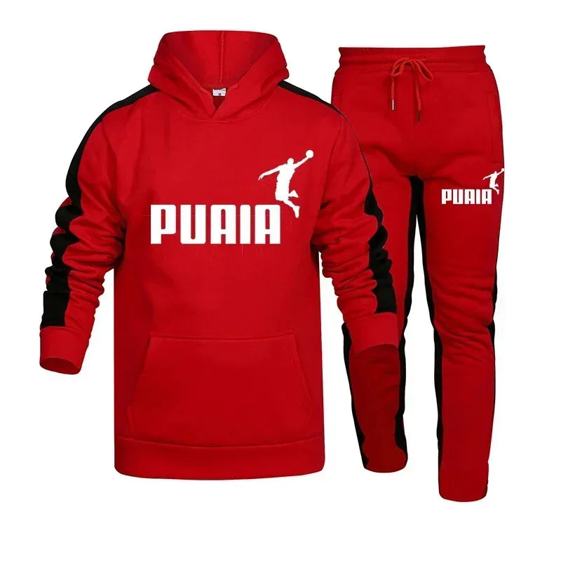 Men Sets Tracksuit Sweatshirts and Sweatpants Two Piece Set Jogging Sportwear Suits